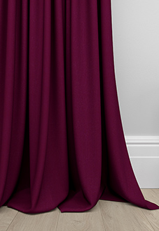Faux Suede, Aubergine - Made to Measure Curtains